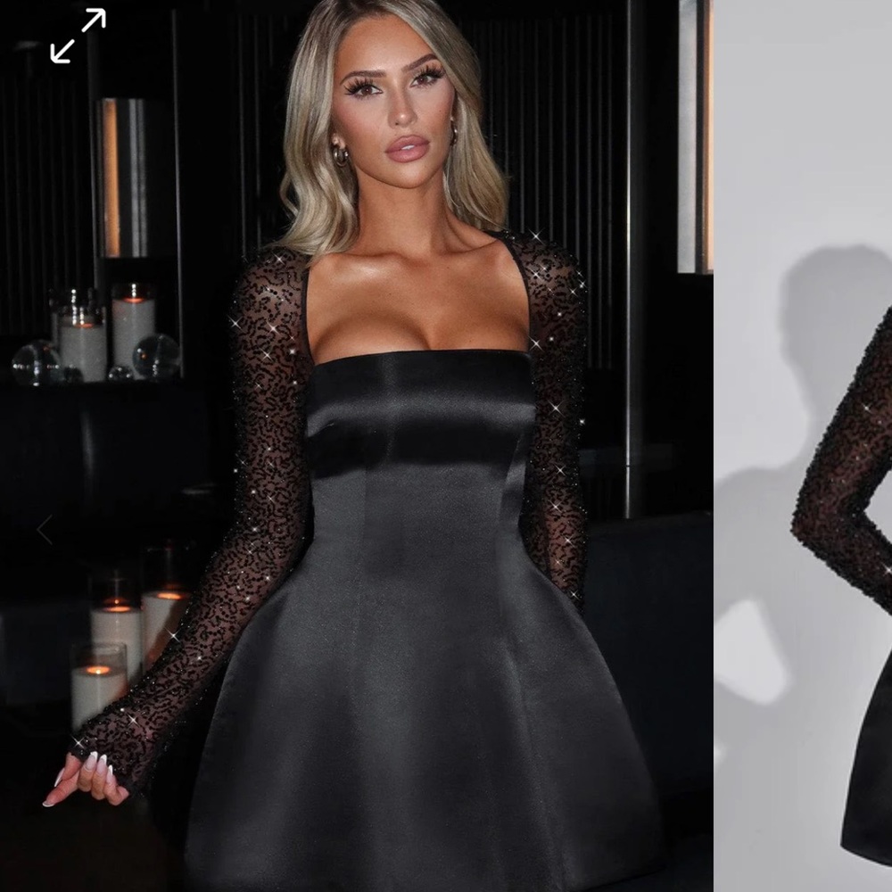 gorgeous dress. sleeves are super cute